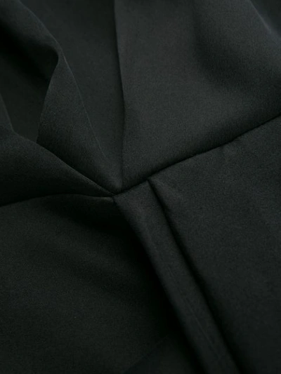 Shop Zimmermann Espionage Draped Mini Dress In Black