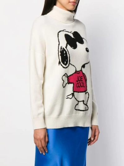 Shop Chinti & Parker Joe Cool Printed Jumper In White