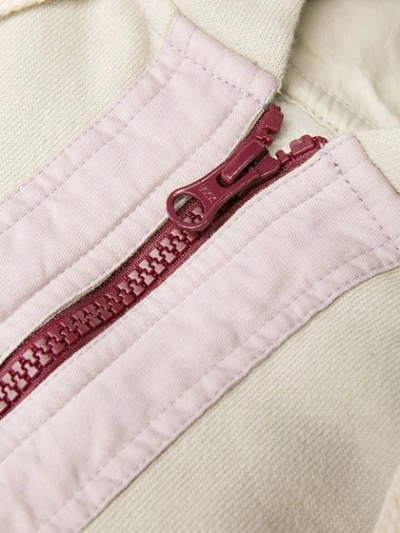 ISABEL MARANT ÉTOILE NANSYL CONTRASTING PANEL HOODIE - 大地色