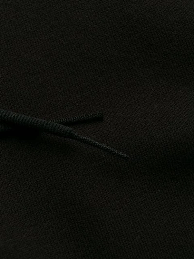 Shop Y-3 Logo Print Cropped Hoodie In Black