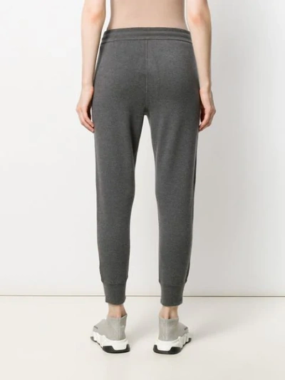 Shop Dolce & Gabbana Cashmere Track Pants In Grey