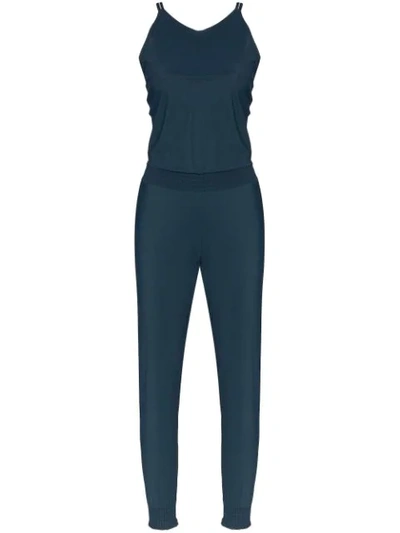 Shop Sweaty Betty Beautify Jumpsuit In Beetle Blue