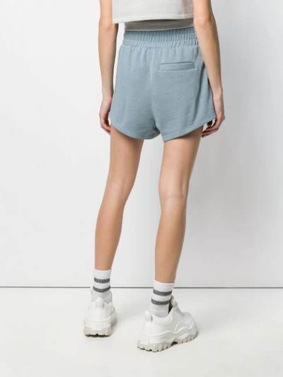 ALEXANDER WANG LOOSE-FIT SHORTS - 蓝色