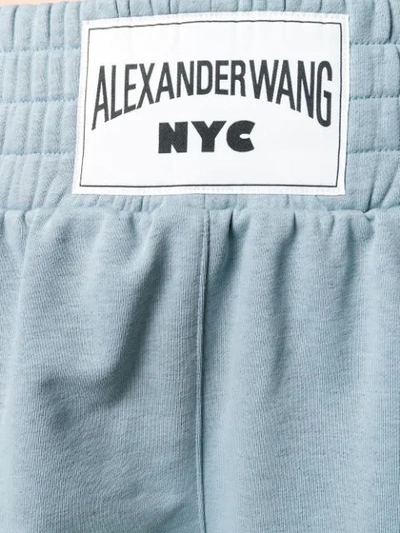 ALEXANDER WANG LOOSE-FIT SHORTS - 蓝色