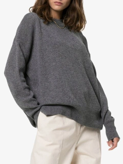 Shop Jil Sander Cashmere Relaxed Jumper In Grey