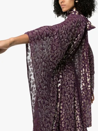 Shop Taller Marmo 'mykonos' Kleid In Purple