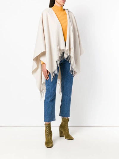 Shop Snobby Sheep Fringed Shawl - Neutrals