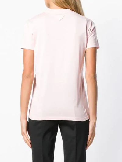 Shop Prada Jersey T-shirt Three Pack In Rosa