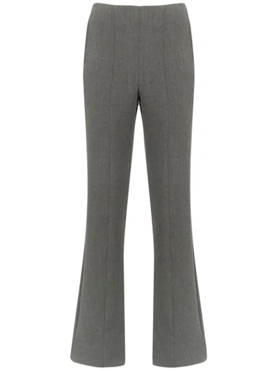 Shop Alcaçuz Camila Flared Trousers - Grey