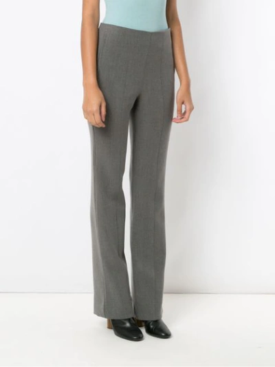 Shop Alcaçuz Camila Flared Trousers - Grey