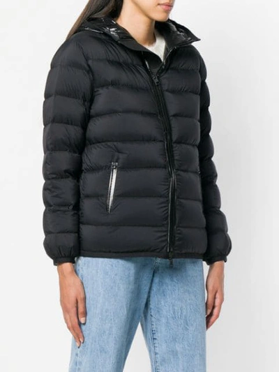 Shop Moncler Goeland Padded Jacket In Black