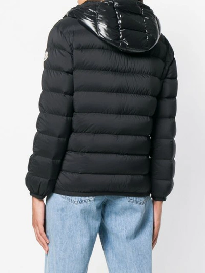 Shop Moncler Goeland Padded Jacket In Black