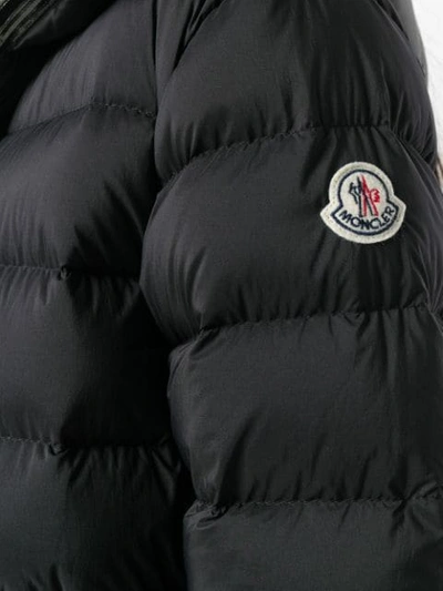 Shop Moncler Goeland Padded Jacket In Black