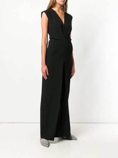 Shop Theory Ruched Waist Jumpsuit - Black