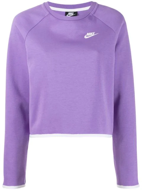 purple nike sweater