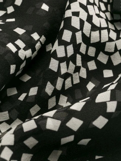 Shop Giambattista Valli Printed Long-sleeved Blouse In Black