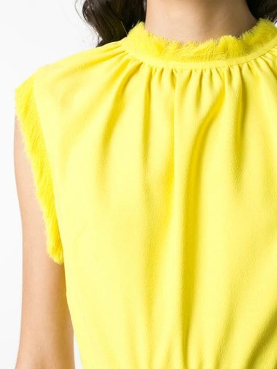 Shop À La Garçonne Clássico Midi Dress In Yellow