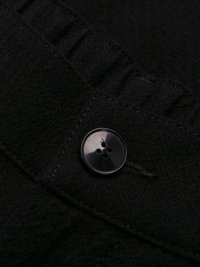 Shop Barena Venezia High-waisted Trousers In Black