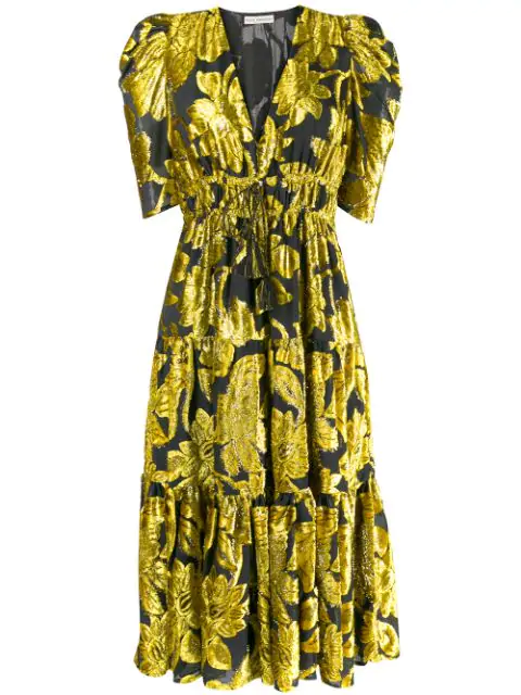 ulla johnson midi dress
