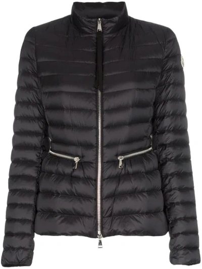 Shop Moncler Agate Quilted Jacket In Black