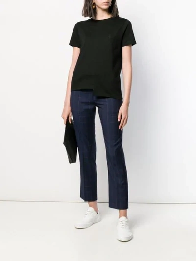 LOEWE ASYMMETRIC T-SHIRT - 黑色