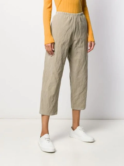 CROPPED CORDUROY TROUSERS