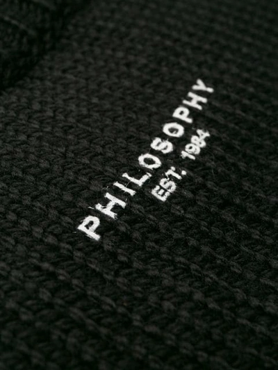 Shop Philosophy Di Lorenzo Serafini Lucky You Sweater In Black