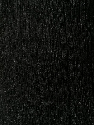 Shop M Missoni Lurex Knit Halterneck Maxi Dress In Black
