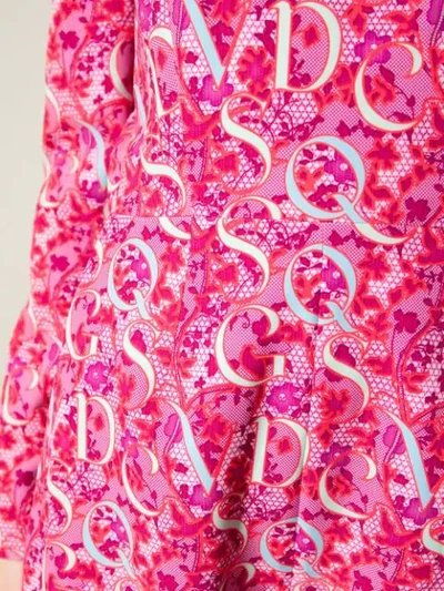 Shop Mary Katrantzou 'calligraphy' Play Suit In Pink