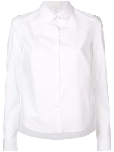 Shop Delpozo Button Down Shirt - White
