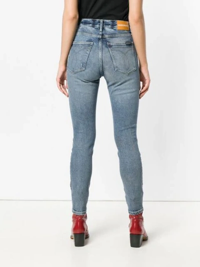 Shop Calvin Klein Jeans Est.1978 Calvin Klein Jeans High-waisted Skinny Jeans - Blue