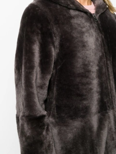Shop Arma Wasson Reversible Shearling Coat In Brown