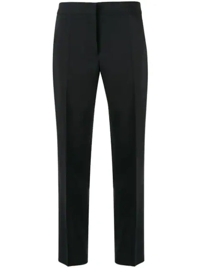 Shop Jil Sander Straight Tailored Trousers In Black