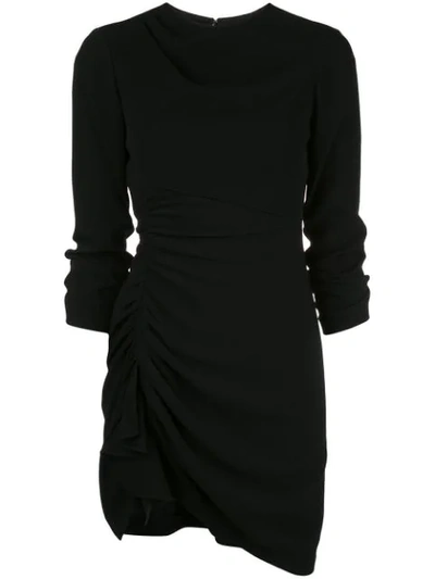 Shop Cinq À Sept Crepe Natalia Dress In Black