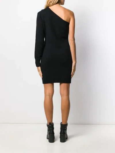 Shop Federica Tosi One Shoulder Dress In Black