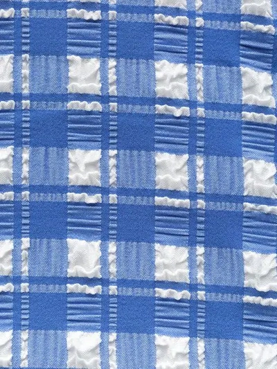 Shop Ganni Logo Print Bikini In 593 Lapis Blue