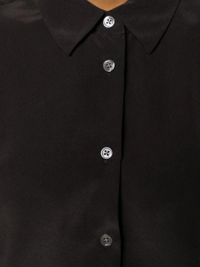 Shop Equipment Longsleeved Buttoned Blouse In Black