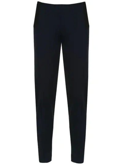 Shop Alcaçuz Panelled Cacau Pants In Blue