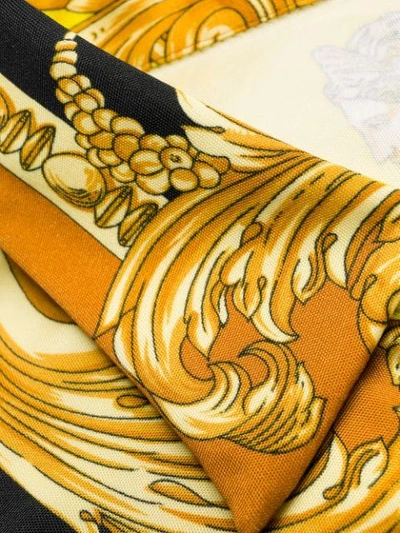 Shop Versace Barocco Print Shirt In Yellow