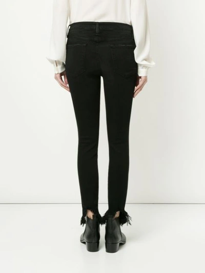 Shop Frame Skinny Trousers In Black