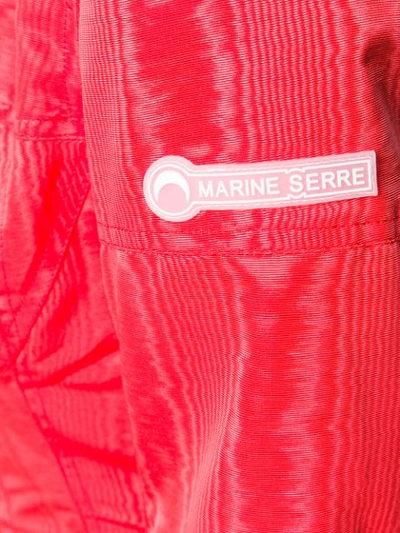 Shop Marine Serre Moire Jacket - Red