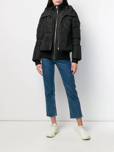 Shop Mackage Romane Puffer Jacket In Black