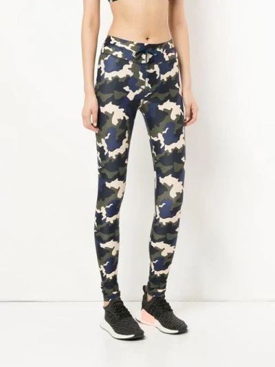Shop The Upside Camouflage Print Leggings In Multicolour