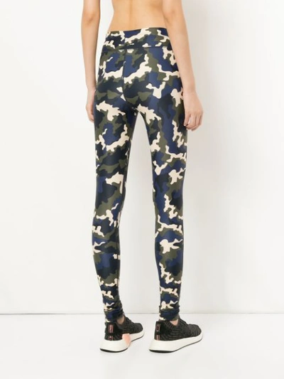 Shop The Upside Camouflage Print Leggings In Multicolour