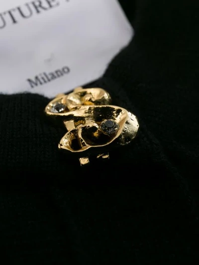 Moschino Classic Knitted Cardigan In Black