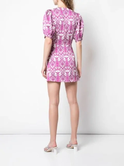 Shop Alexis Bardot Mini Dress In Purple