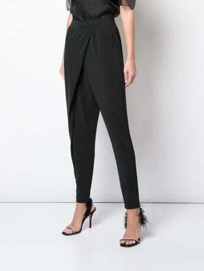 Shop Cinq À Sept Jersey Shana Trousers In Black