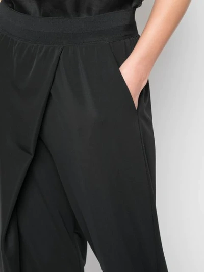 Shop Cinq À Sept Jersey Shana Trousers In Black