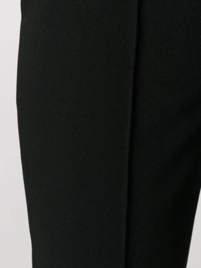Shop Totême Seam Detail Leggings In Black