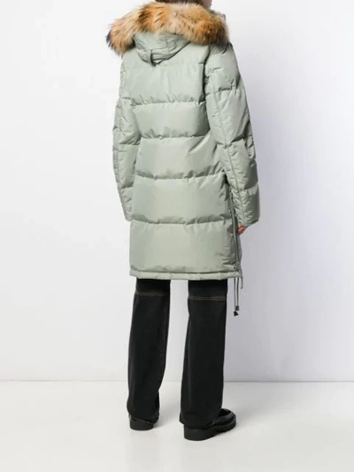 Shop Parajumpers Hooded Puffer Jacket In Green